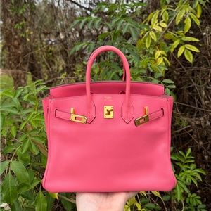 Hermes Rose Lipstick Swift B25